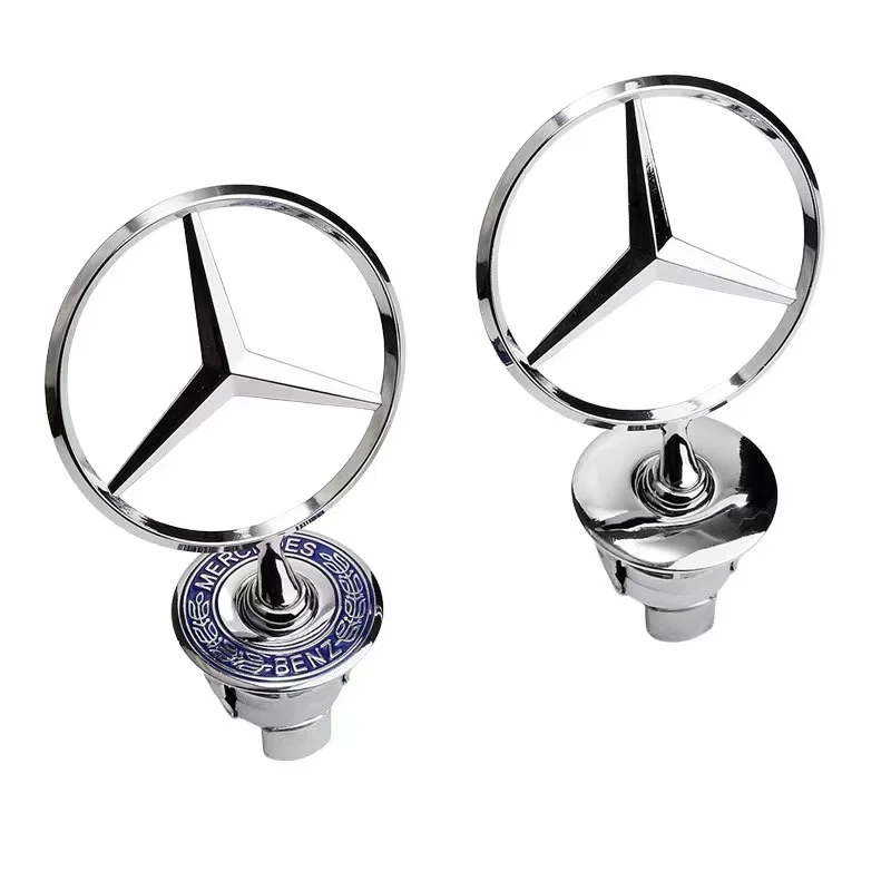 Хромированный значок Star Bonnet 44 мм эмблема переднего капота автомобиля логотип для