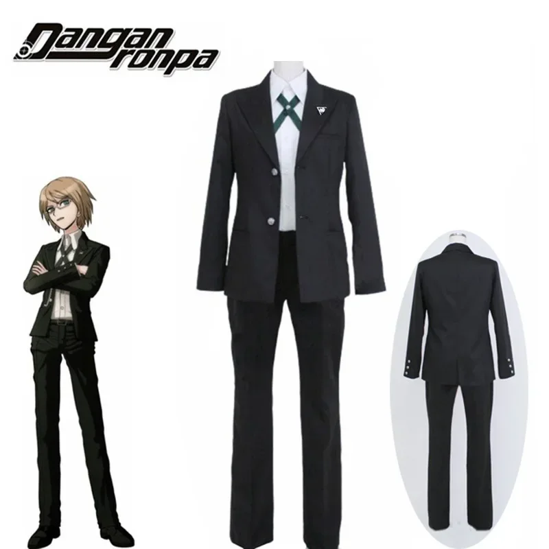 Новый Danganronpa аниме косплей Togami Byakuya костюм мужская униформа пальто + рубашка брюки