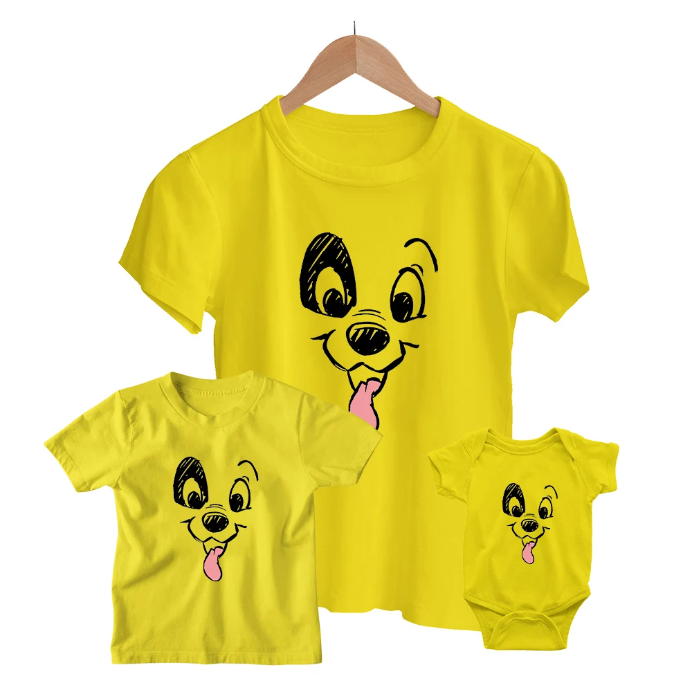 Летние милые диснеевские футболки 101 далматинец детский забавный комбинезон с