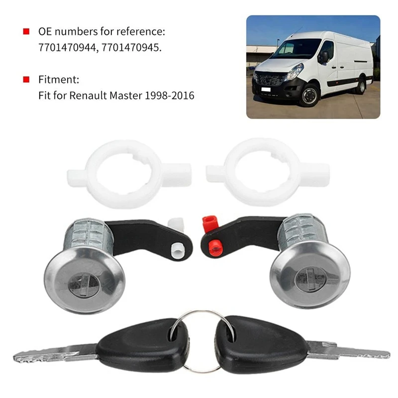 1 комплект Автомобильный Дверной замок передний левый и правый дверной для Renault