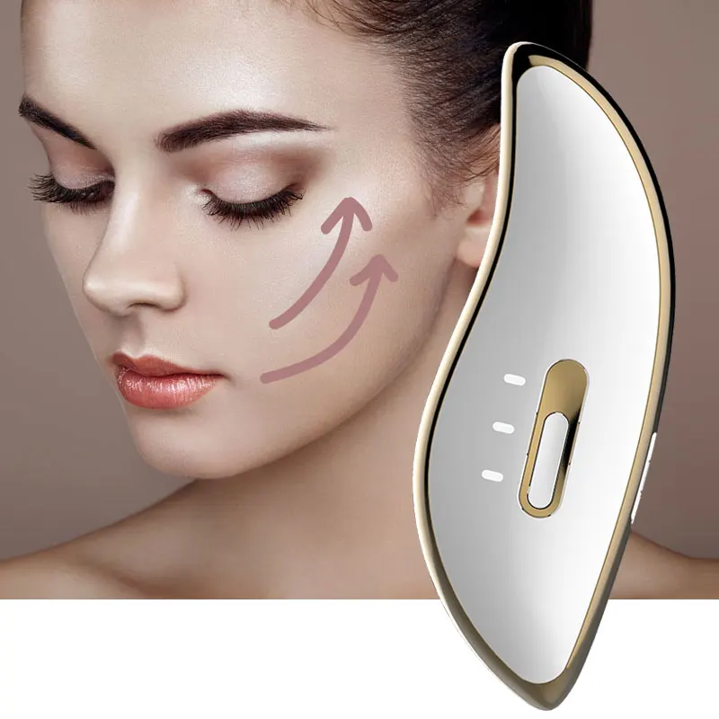 

Beauty Microcurrent Facial Toning Device Correa Adelgazante Facial V Shape Face Lift Guasha Tools Masseur Visage Gua Sha Massage