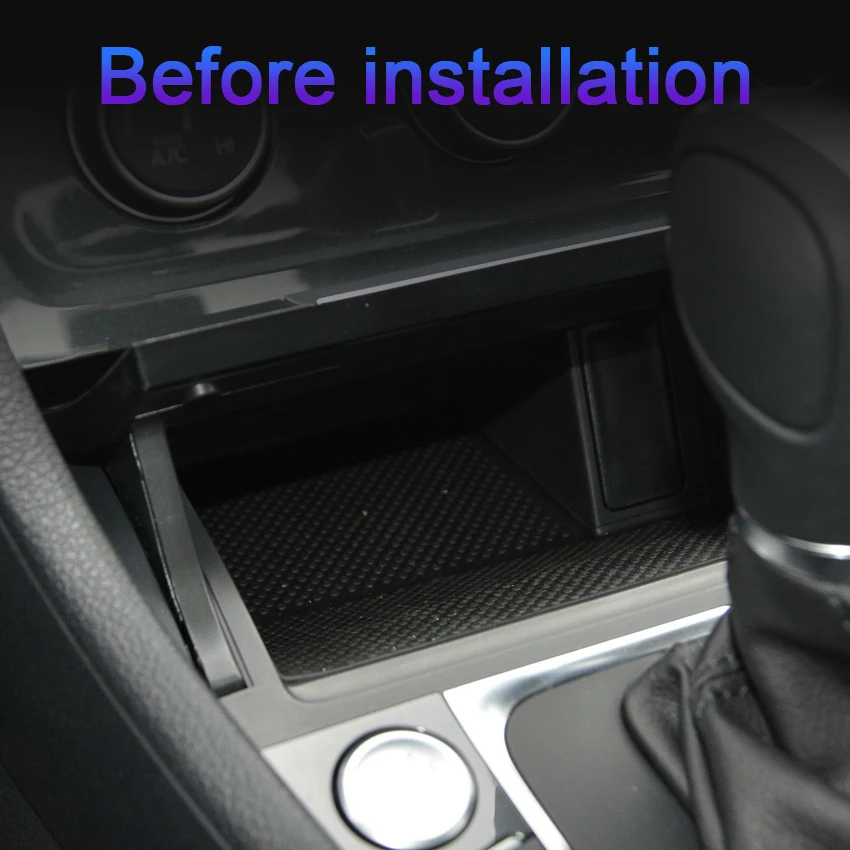 Фото Подходит для Volkswagen GOLF 7 2016 2017 2018 2019 2020, автомобильное беспроводное зарядное устройство QI, зарядная пластина, держатель для мобильного телефона, аксессуары №2