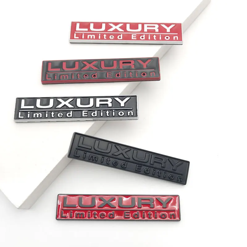 New 3D Metal Sticker Luxury Limited Edition Universal Car Stickers Body Emblem Badge Decals For Audi BMW Mercedes SEAT |