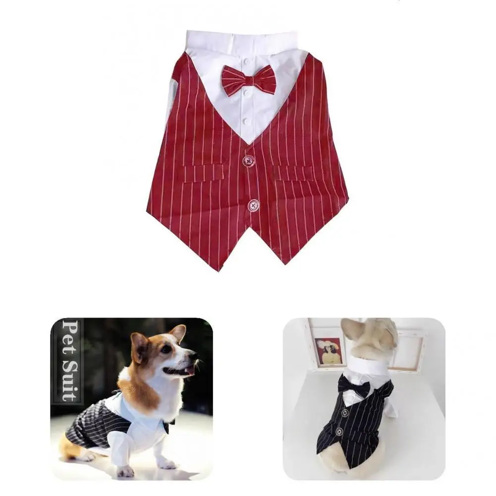 

Впитывающая пот мягкая одежда для джентльмена и собаки Свадебный костюм Одежда для питомца