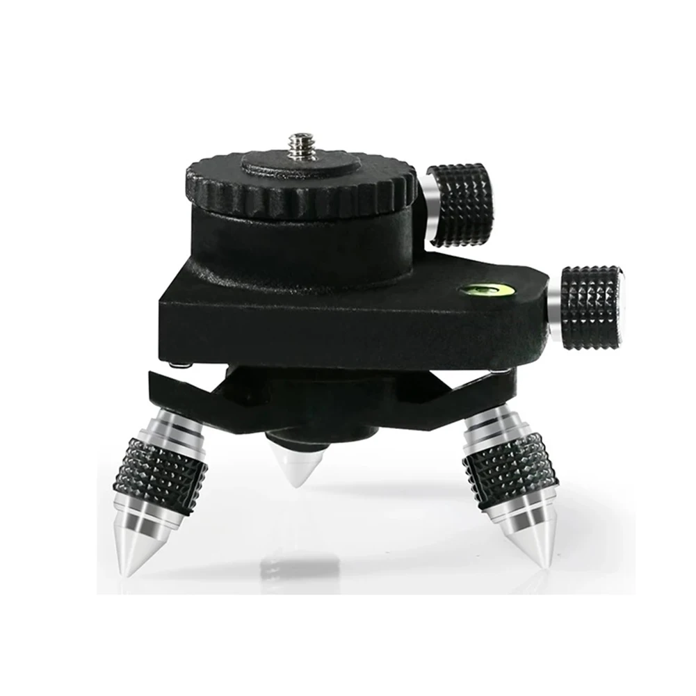

360 Degree Level Adapter Meter Bracket With Detachable Feet 12 Lines Self Leveling Line Holder Tripod Construction Tool Parts