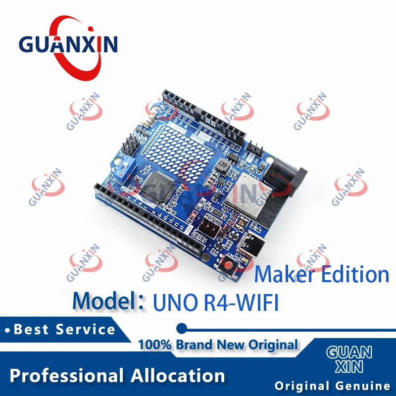 Фото Плата для разработки Maker Board, совместимая с UNO R4 WiFi/Minima, плата UNO R4 с Wi-Fi. №1