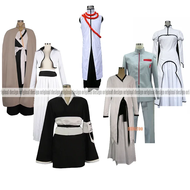 Bleach Ichigo Kurosaki Rukia Kuchiki Orihime Inoue Одежда Косплей Костюм принимаются по