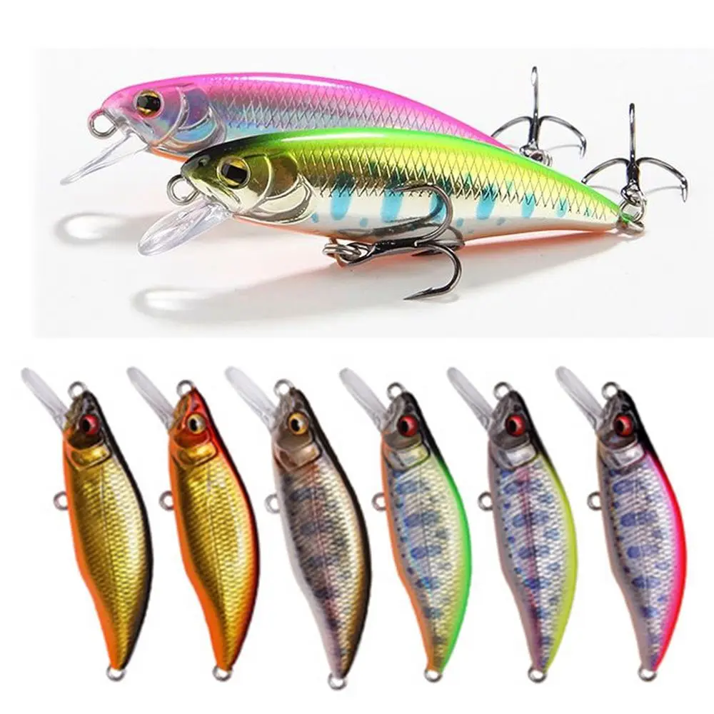 

1pc High Quality Sinking Minnow Fishing Lure Hard Crankbait Stream Fishing Lures For Perch Pike Trout Bass 51mm/4.2g 52mm/4.5g