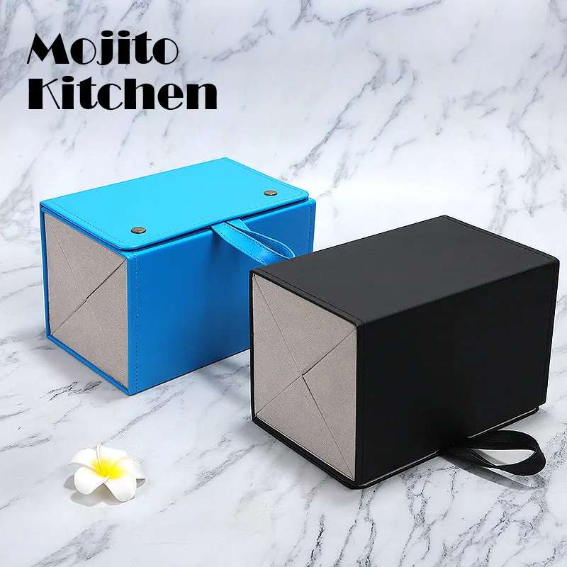 Портативный органайзер для очков складной дорожный Чехол из искусственной кожи