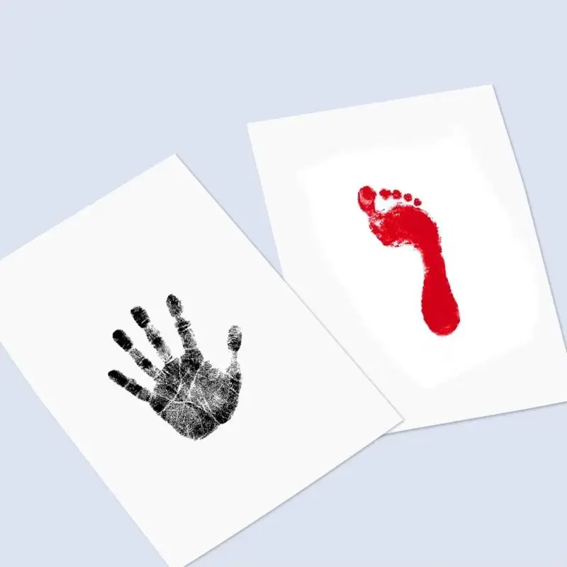 

Baby Hand And Footprint Nontoxic Diy Newborn Handprint Pads Accessories Foot Environmental-Friendly Souvenirs Casting Inkpad