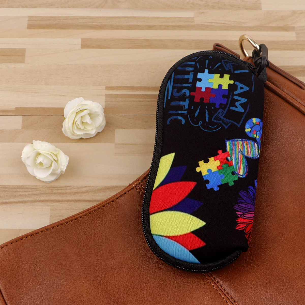 Медицинская головоломка с аутизмом тканевая коробка для очков сумки из мягкой