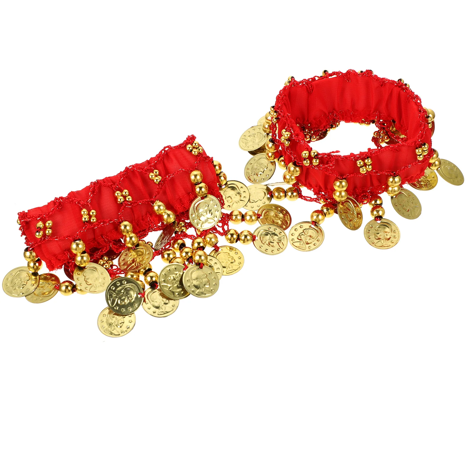 

2 Pcs Anklet Chain Anklets Women Jewelry Aldult Bracelets Foot Chiffon Miss