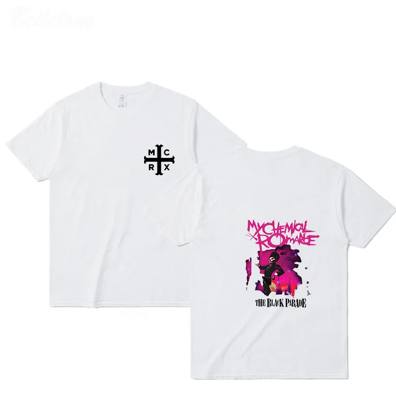 

Men T Shirt Brand New New My Chemical Romance Tshirts 100% Cotton Short Sleeve Aesthetic Anime Unisex Tees Men Fashion T Shirt