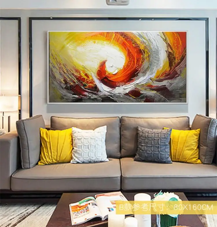 Современная Абстрактная текстура акриловый холст фотография Искусство 100%