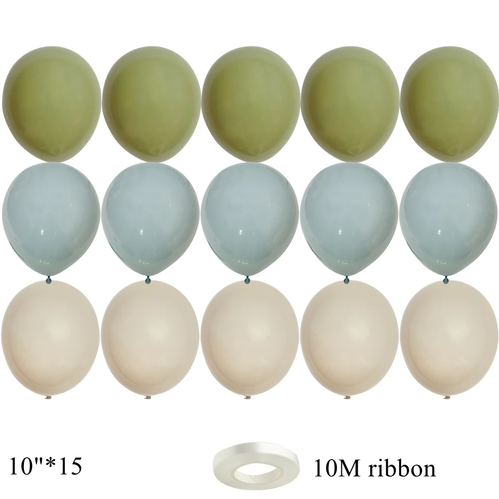 

Комплект латексных шаров Partism 15/20 шт., 10 дюймов, желто-зеленый