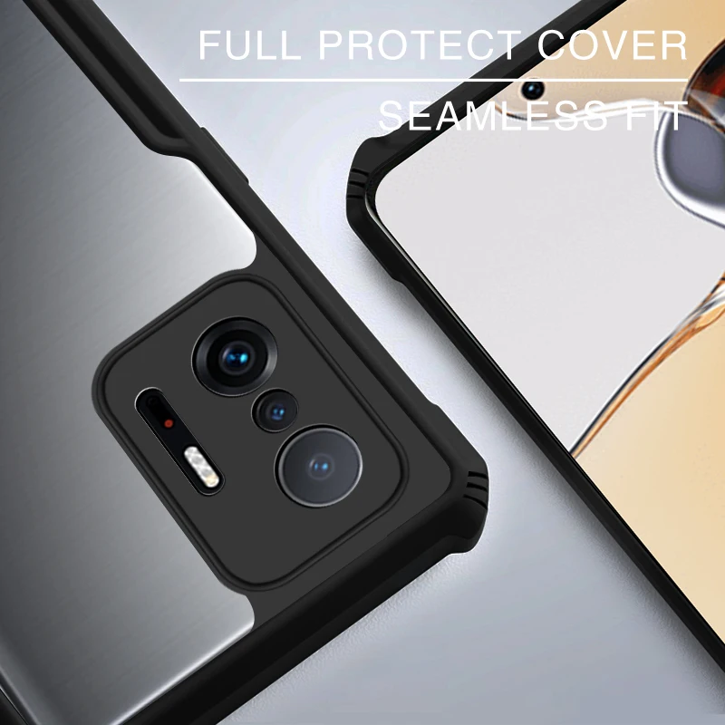 Rzants For Xiaomi Mi 11T MI 11T 12T Pro Case Hard [Blade] Shockproof Slim Crystal Clear Cover funda Casing
