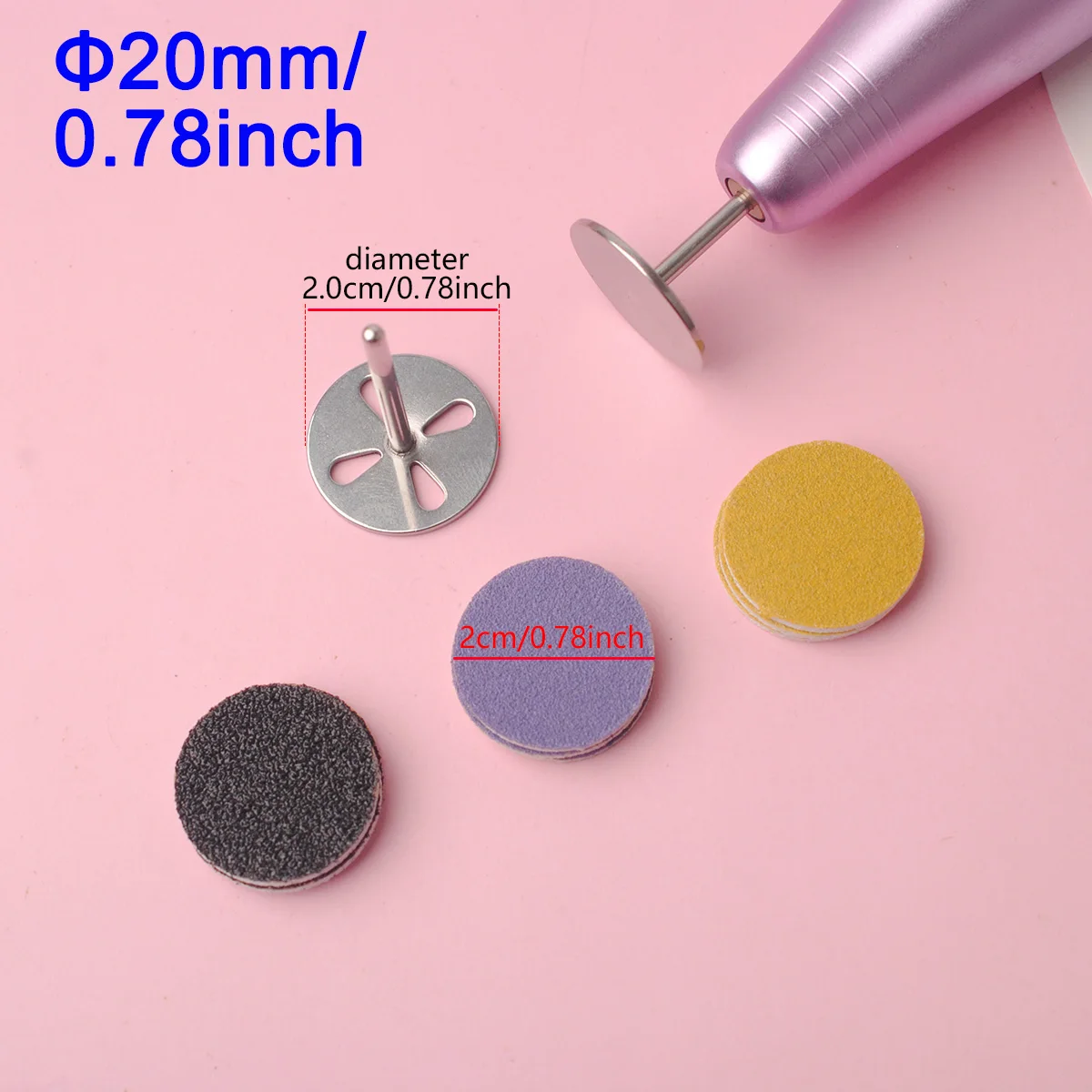 60 шт./коробка пилки для педикюра 20 мм 80/150/24