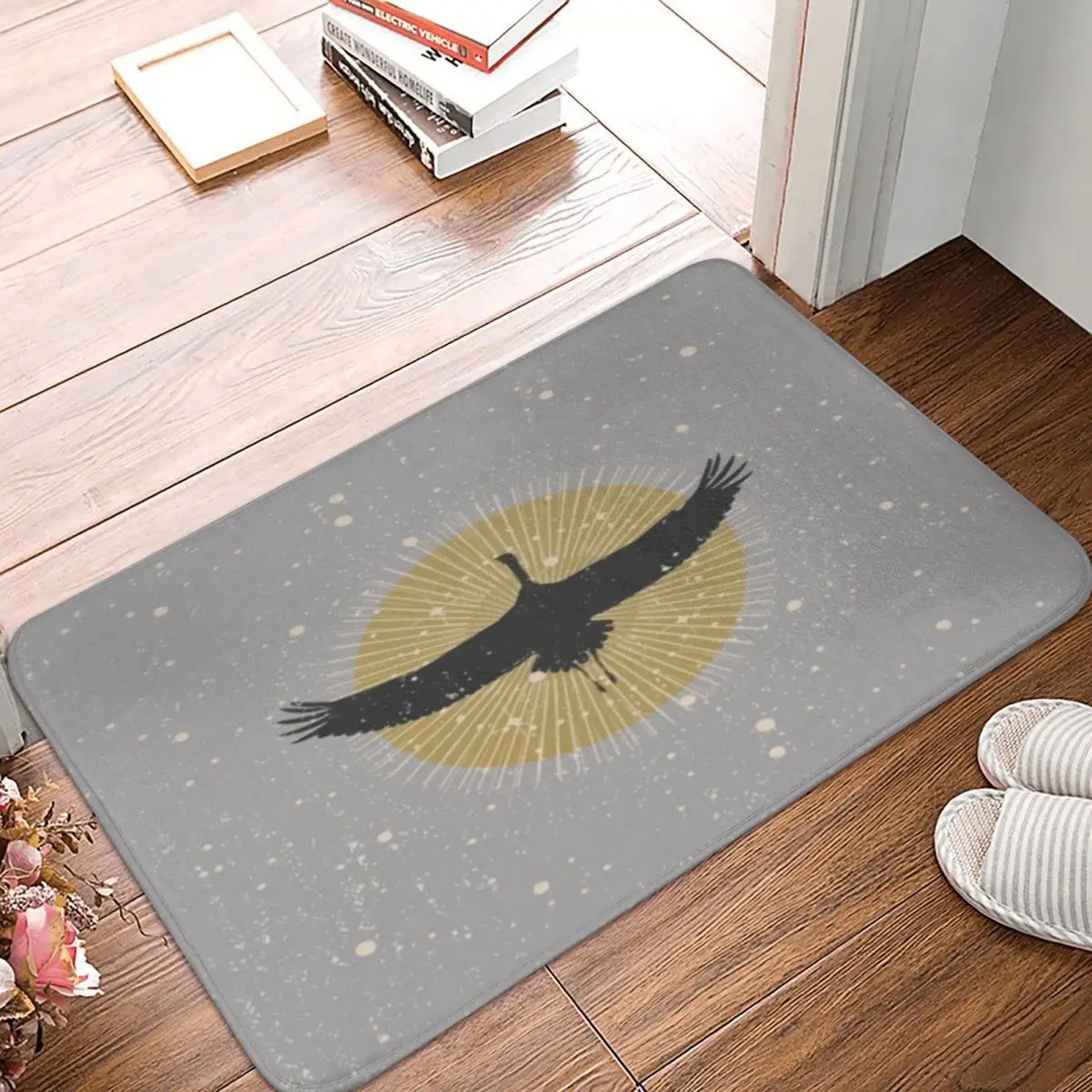 

Подвесной Кран 60x40 см, ковер из полиэстера, напольные коврики, модные подарки для двери