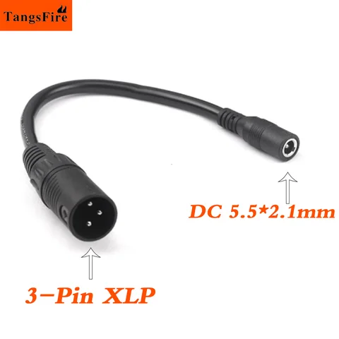 3-контактный соединительный кабель постоянного тока XLR для зарядного устройства DC5, 5 мм