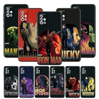 infinity war marvel avengers for samsung galaxy a52s a72 a71 a52 a51 a12 a32 a21s 4g 5g funda soft tpu black phone case capa