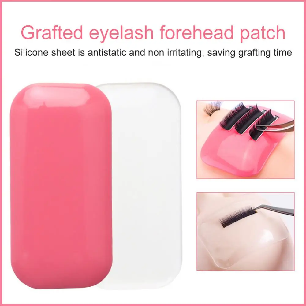 

EyeLash Extension Silicone Pad Reuseable False Eyelashes Holder Isolated Patches Forehead Pads Graft Eyelashes Makeup Tool