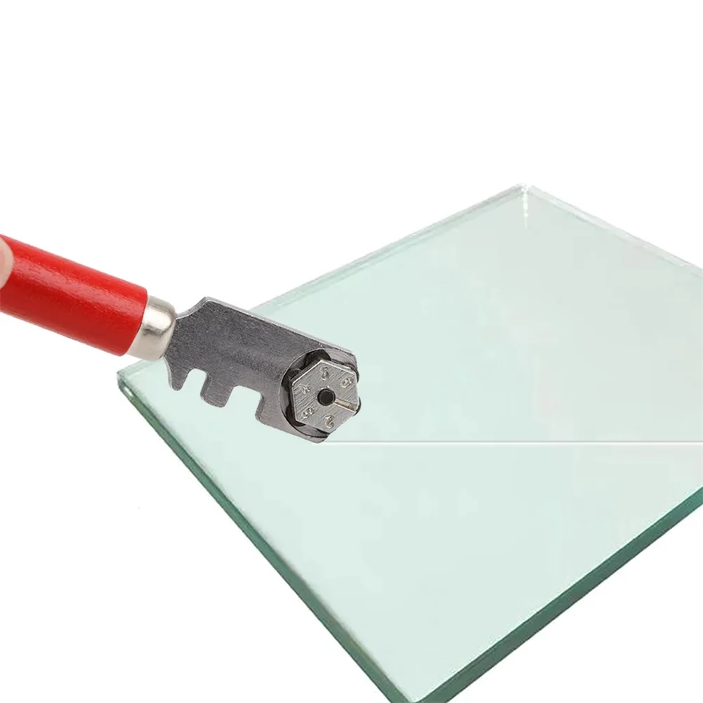 

Cutting Thickness 6-12mm Glass Cutter Glass Cutter Easy To Operate For Householdcutting Work Handle Material Wood