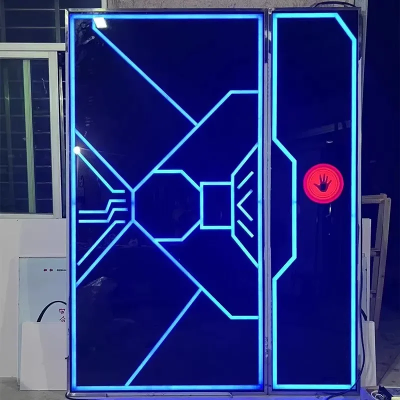 Технологическая сенсорная невидимая Дверная панель Palmprint электрическая