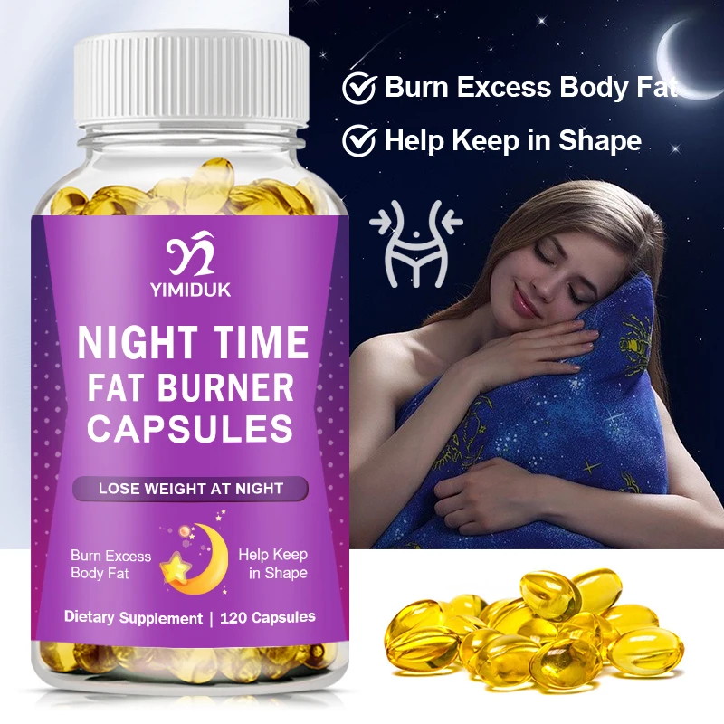 

Night Time Slimming Capsules Weight Loss Appetite Management Powerful Boost Metabolism Sleep Aid for Women Men