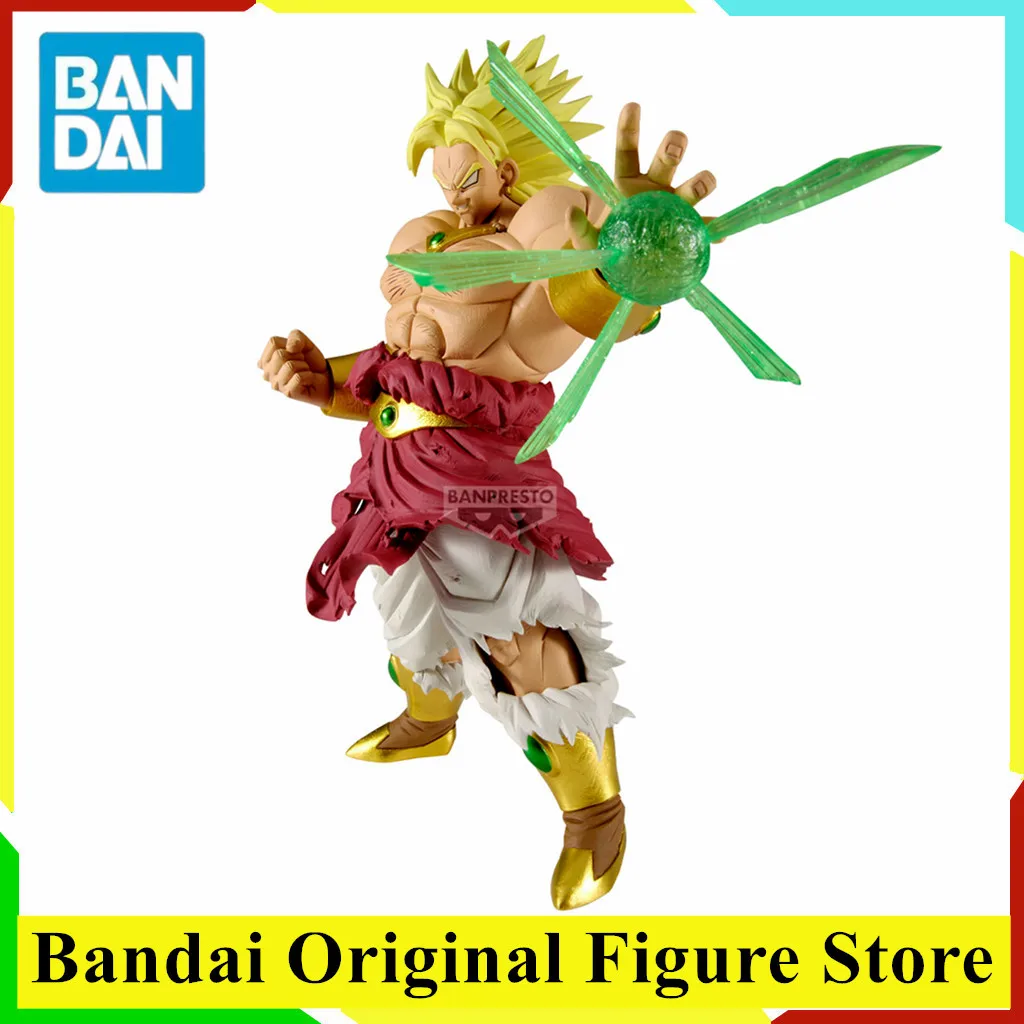 Фото Оригинальная фигурка BANDAI Broly Legendary SSJ GxMateria Dragon Ball Z Kiken na Futari Super Senshi wa Nemurenai, игрушечная модель №1