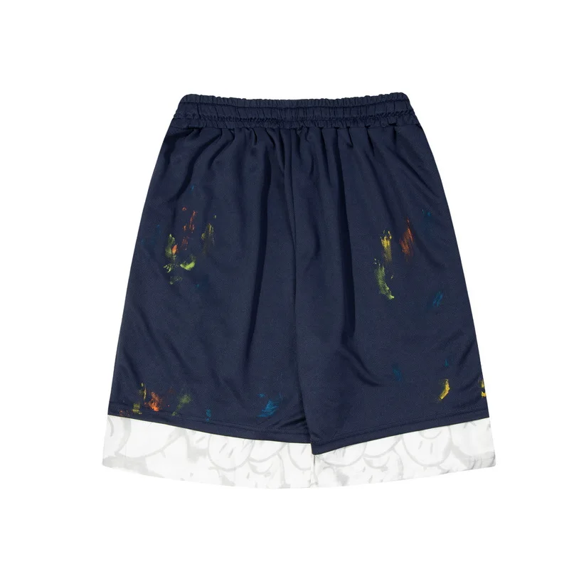 Gallery Dept 2023 Speckled Graffiti Shorts Street Fashion Brand Loose Casual Sports Pants Men's and Women's Cotton Capris