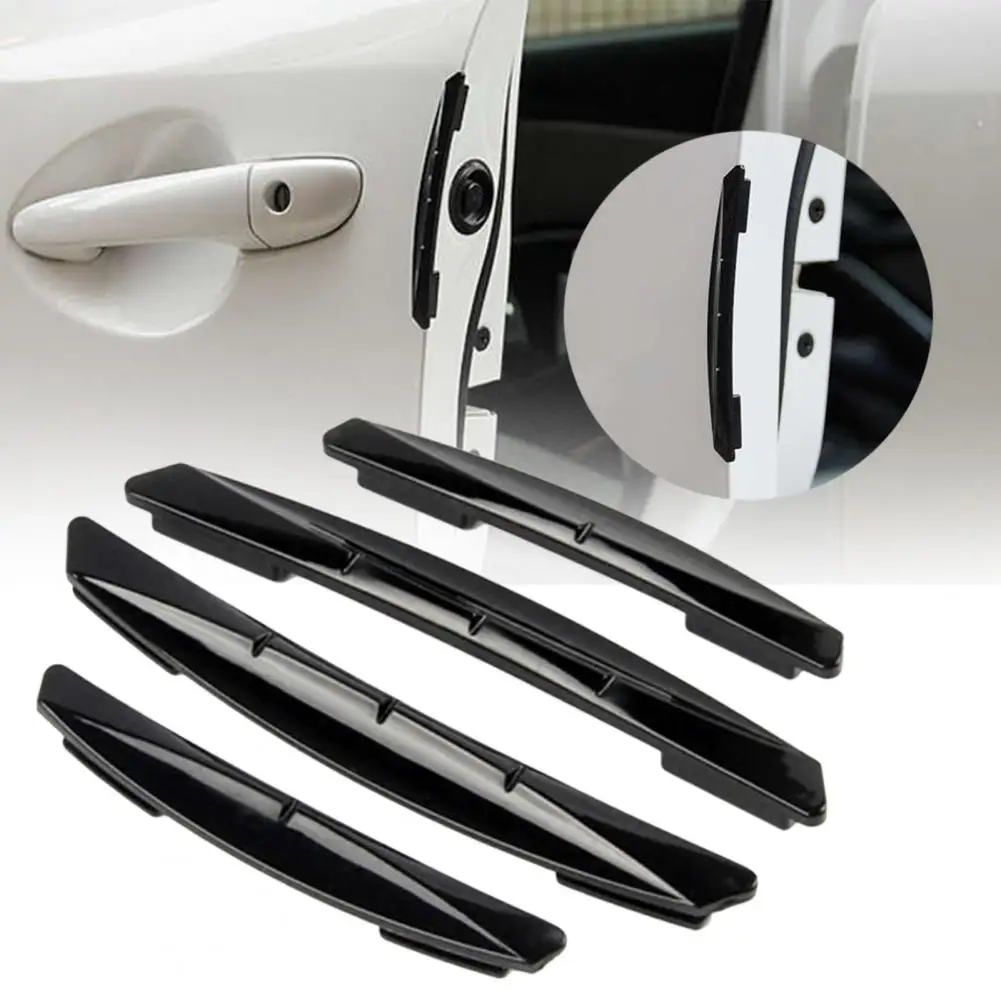 

4 шт., резиновые противоударные наклейки на двери автомобиля