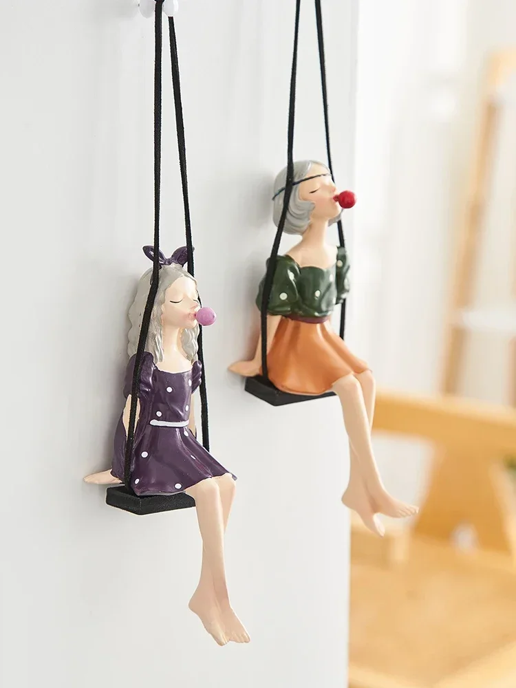 Настенные украшения для комнат девочки настенные качели и желудочков