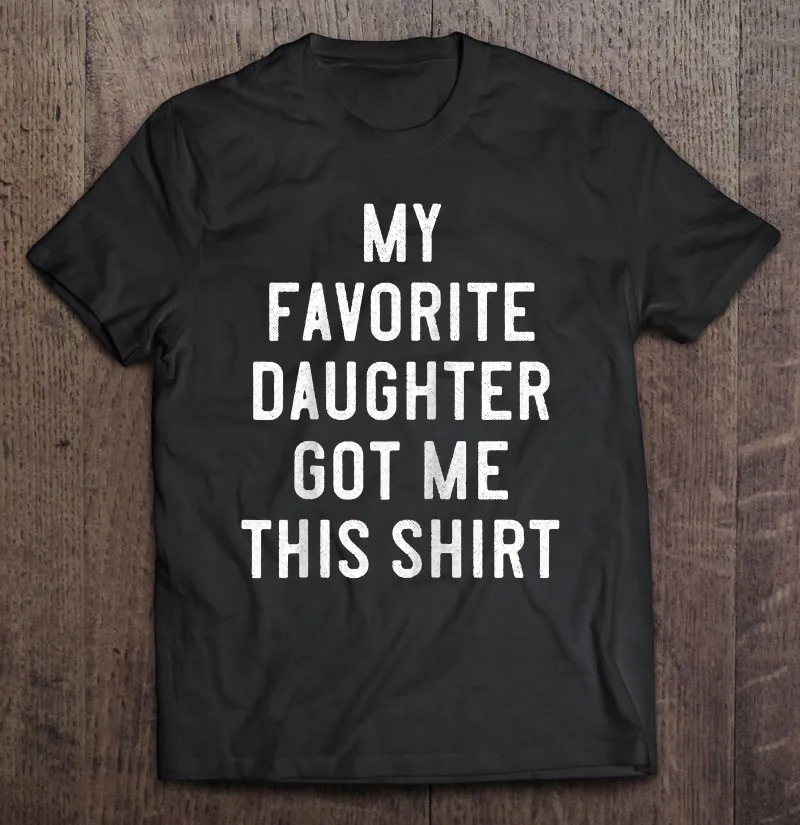 

Футболка с надписью «Моя любимая дочь получила меня это Рождественский подарок маме папе реглан» Бейсбольная Футболка большого размера ру...