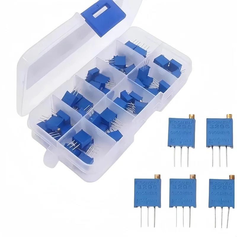 50 шт./лот комплект сделай сам электронный 3296 Вт многооборотный триммер