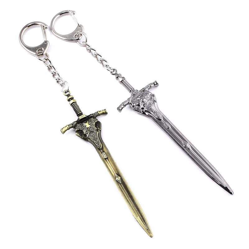 

Game Dark Souls 3 Artorias Sword Keychain High Quality Pendants Abyss Walker Knights Sword Men Car Bag Keyring Cosplay Jewelry
