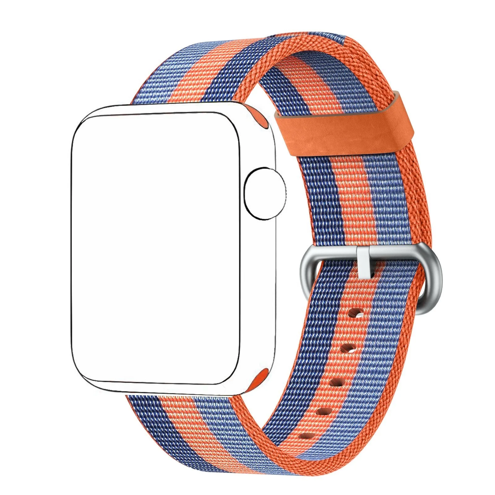 Фото Нейлоновый ремешок-петля для Apple Watch Band 40 мм, 41 мм, 38 мм, умный ремень-браслет для IWatch Ultra S8/7/6/SE/5 №3