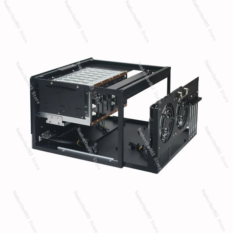 Сервер хранения дисков NAS8 слот для карт PCIE полной высоты основная плата MATX шасси