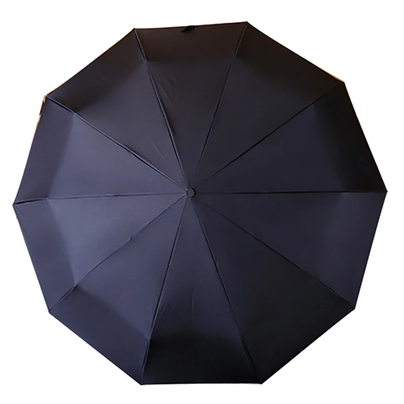 

Classic English Style Umbrella Men Automatic 10Ribs Strong WindResistant 3 Folding Umbrella Rain Business Male Quality Parasol