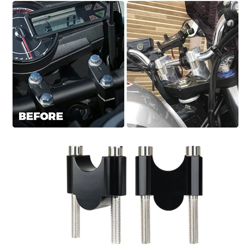Для Honda YAMAHA Kawasaki Suzuki мотоциклетный руль крепление на ручку универсальный зажим 22
