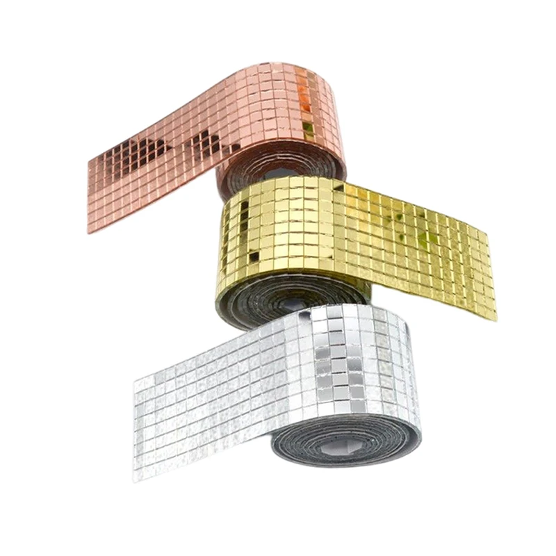 Светоотражающая Мозаичная Плитка 4x100 См Diy Самоклеящаяся Акриловая Наклейка На