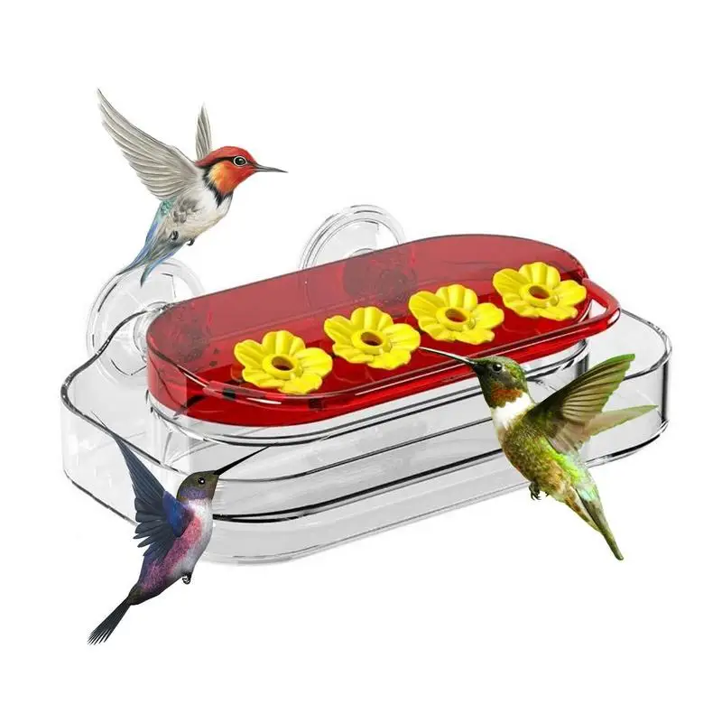 For Outdoors Hangable & Leak-proof Easys To Cleaner Saucer Hummers Feeder For Birds And Bees