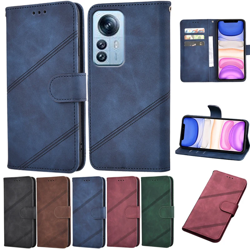 

Flip Case For Xiaomi 12 T Pro 22071212AG Wallet Case Leather Flip Phone Cover For Xiaomi 12T 12T Pro 22081212UG Case Funda Coque