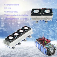 144288576w thermoelectric peltier refrigerationcooler dc12v dual core semiconductor air conditioner cooling system diy kit