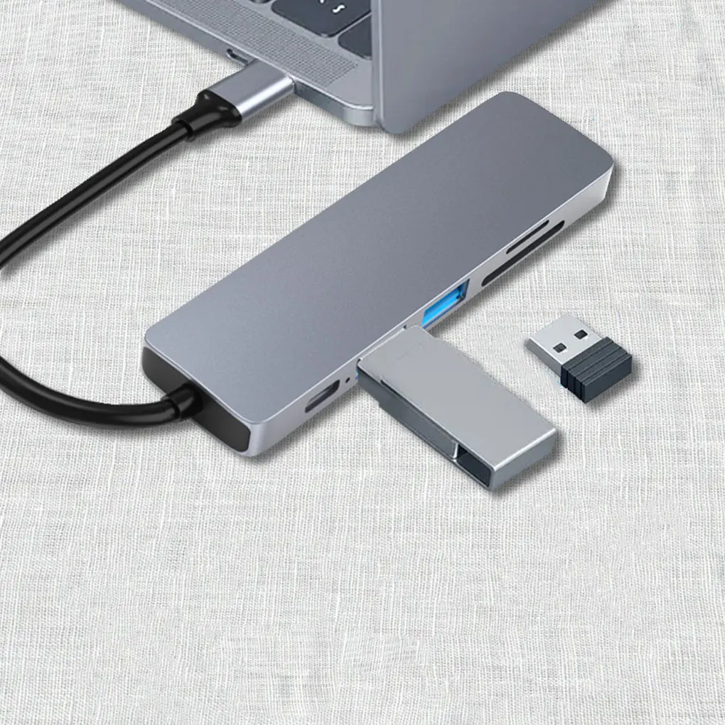

6 in 1 USB C Hub Connector Tool Extender Component Connection Adapter