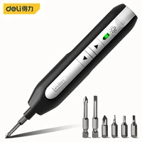 deli electric screwdriver 3 6v 1500mah rechargeable cordless screw driver with led lighting aluminum alloy power tools set home