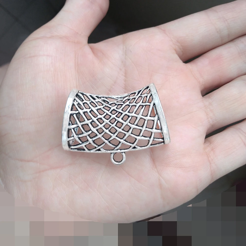 DIY подвески-замочки для шарфа женщины, античная серебряная кривая крестовина из сплава, модные зимние ювелирные компоненты 10 штук на.