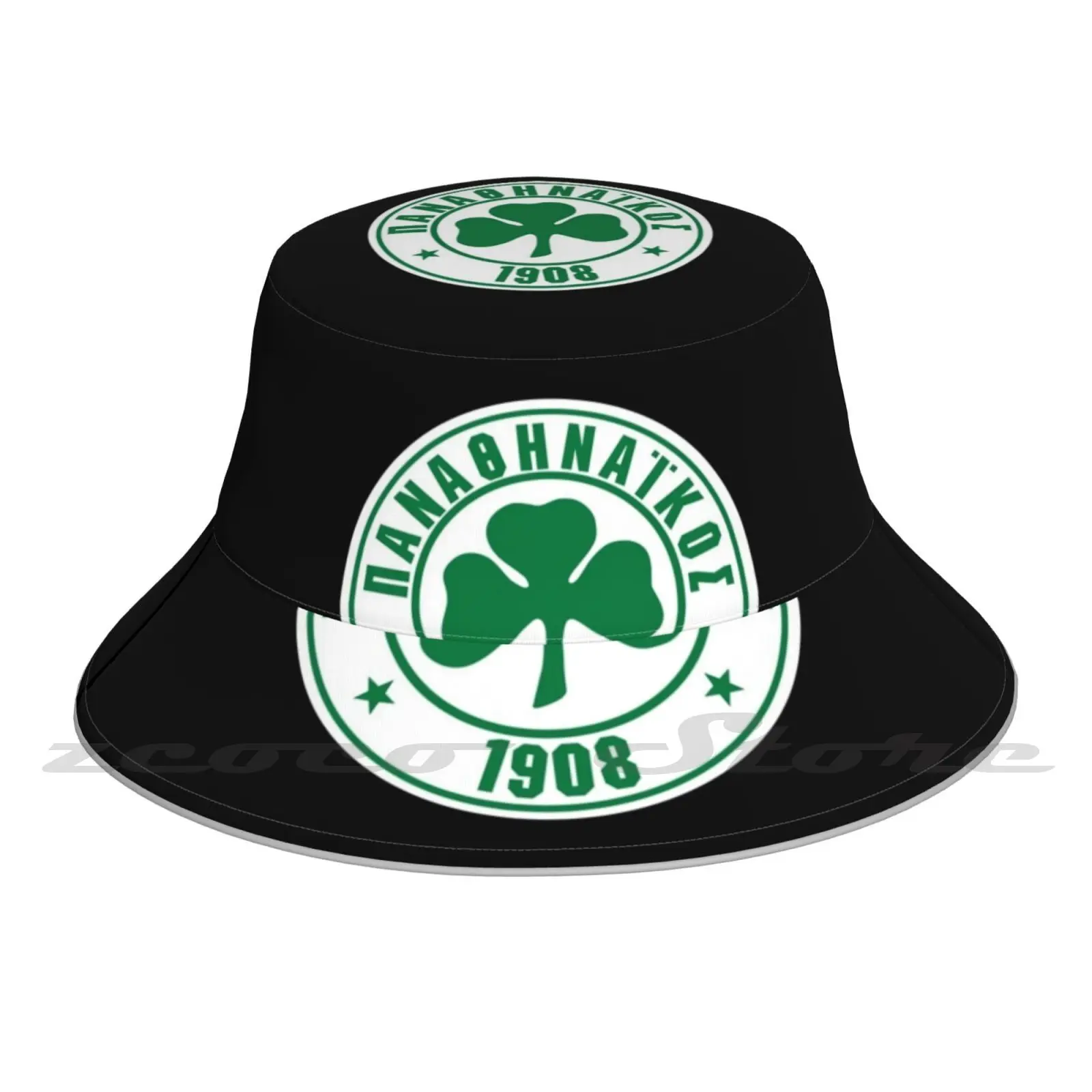 

-Шапка Panathinaikos, самодельная Складная Солнцезащитная шляпа с логотипом