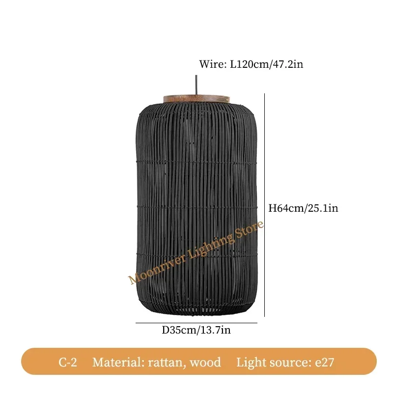 

Winfordo подвесной светильник из ротанга