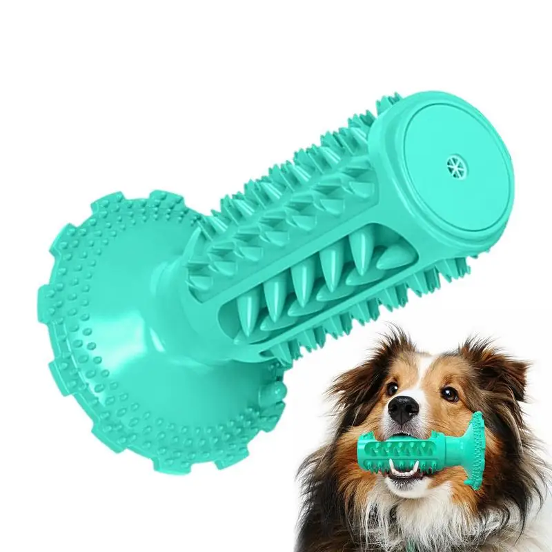 

Puppy Toothbrush Chew Toy Dogs Teeth Cleaning And Grinding Toys With Suction Cup Puppy Essentials Toothbrush For Home Pet