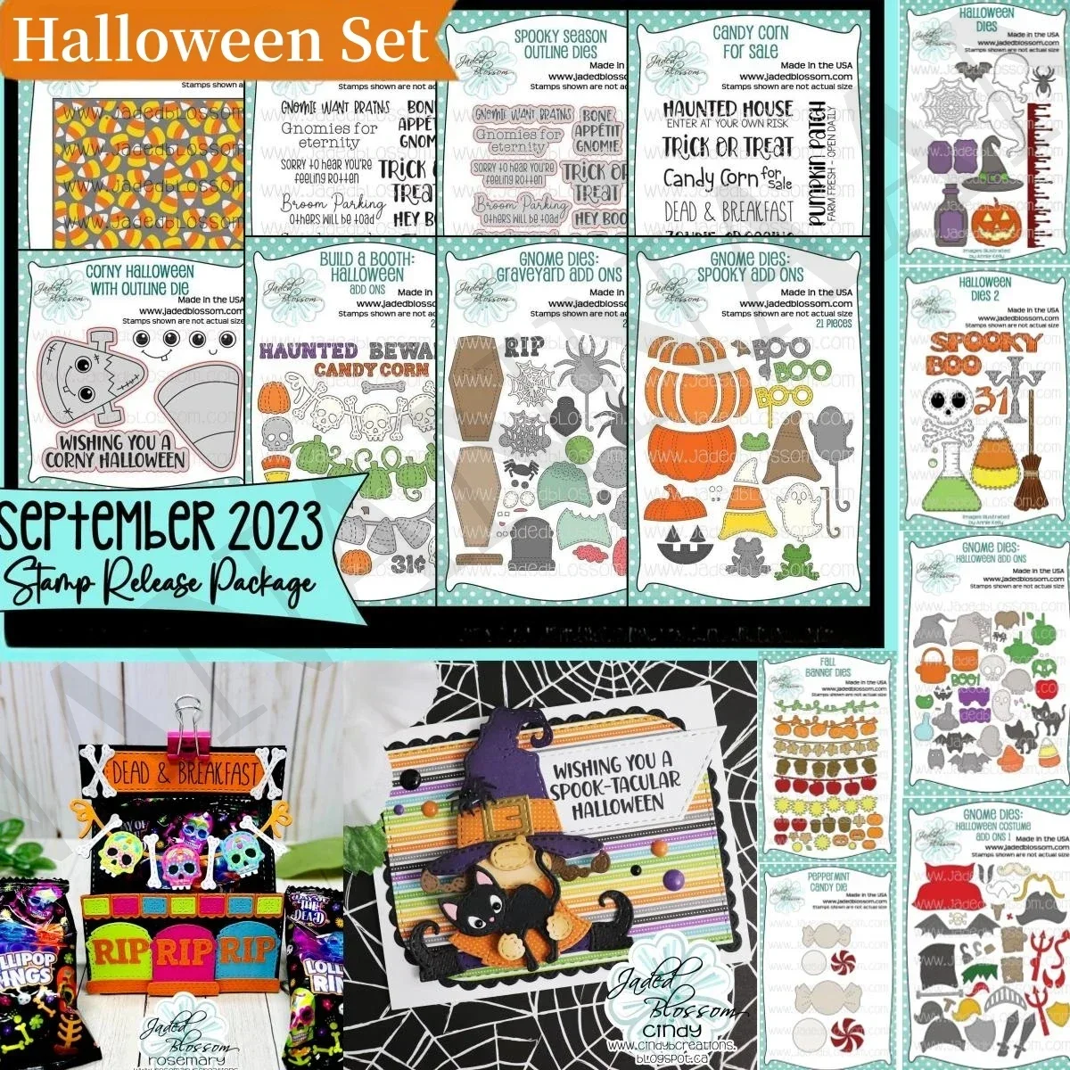 Коллекция гномов на Хэллоуин металлические штампы трафарет для изготовления